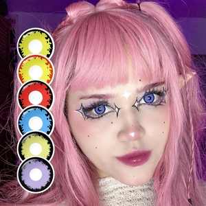Yellow Wolf Eyes Cosplay Contact Lenses