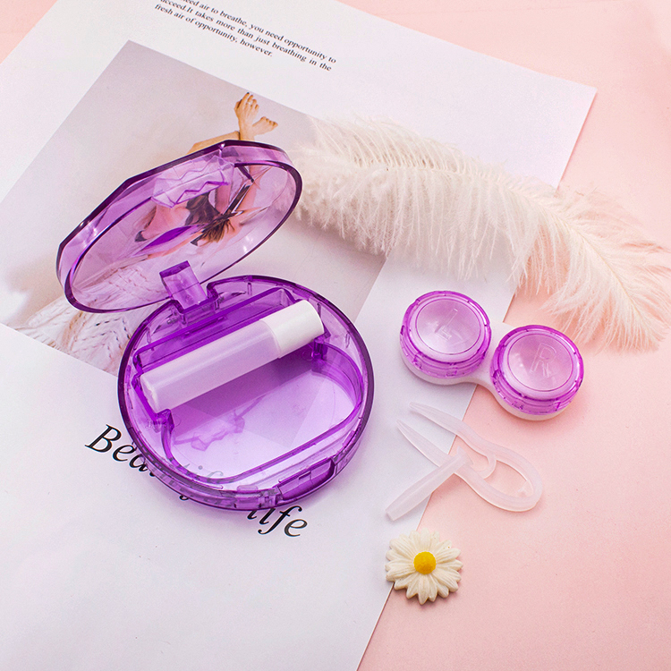 Cosmetic Colored Contact Lenses in Plastic Cardboard Packaging Box Made in China (JIA)