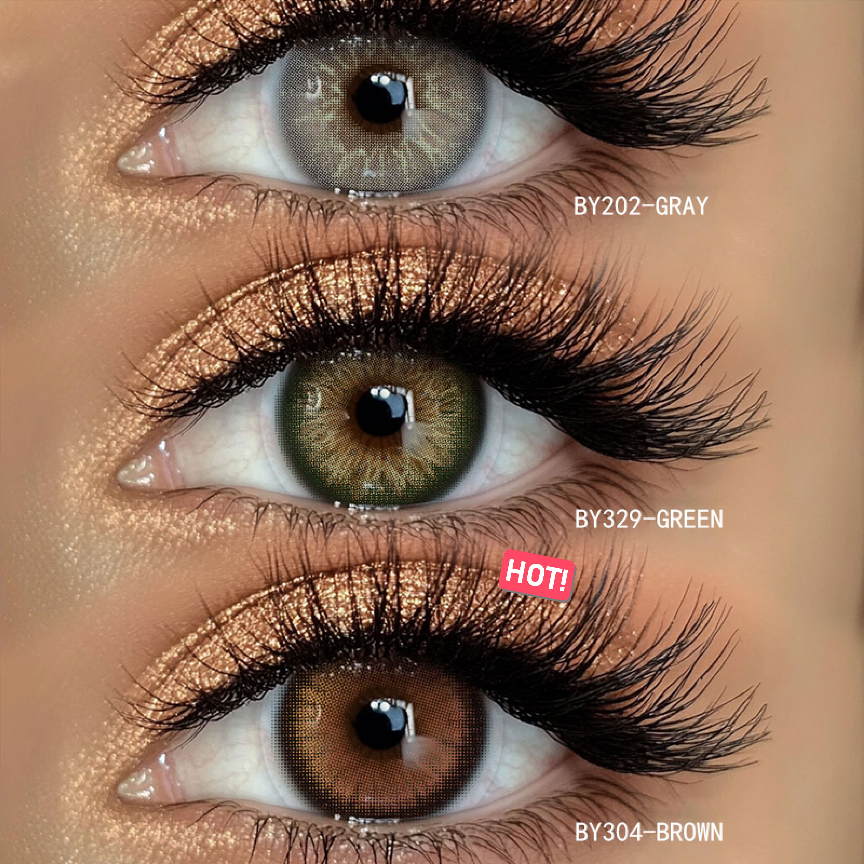 For Factory 14.0mm Diameter Colored Pupil Contact Lenses Soft Unique Opaque Color Technology for Eye Transforming Effects