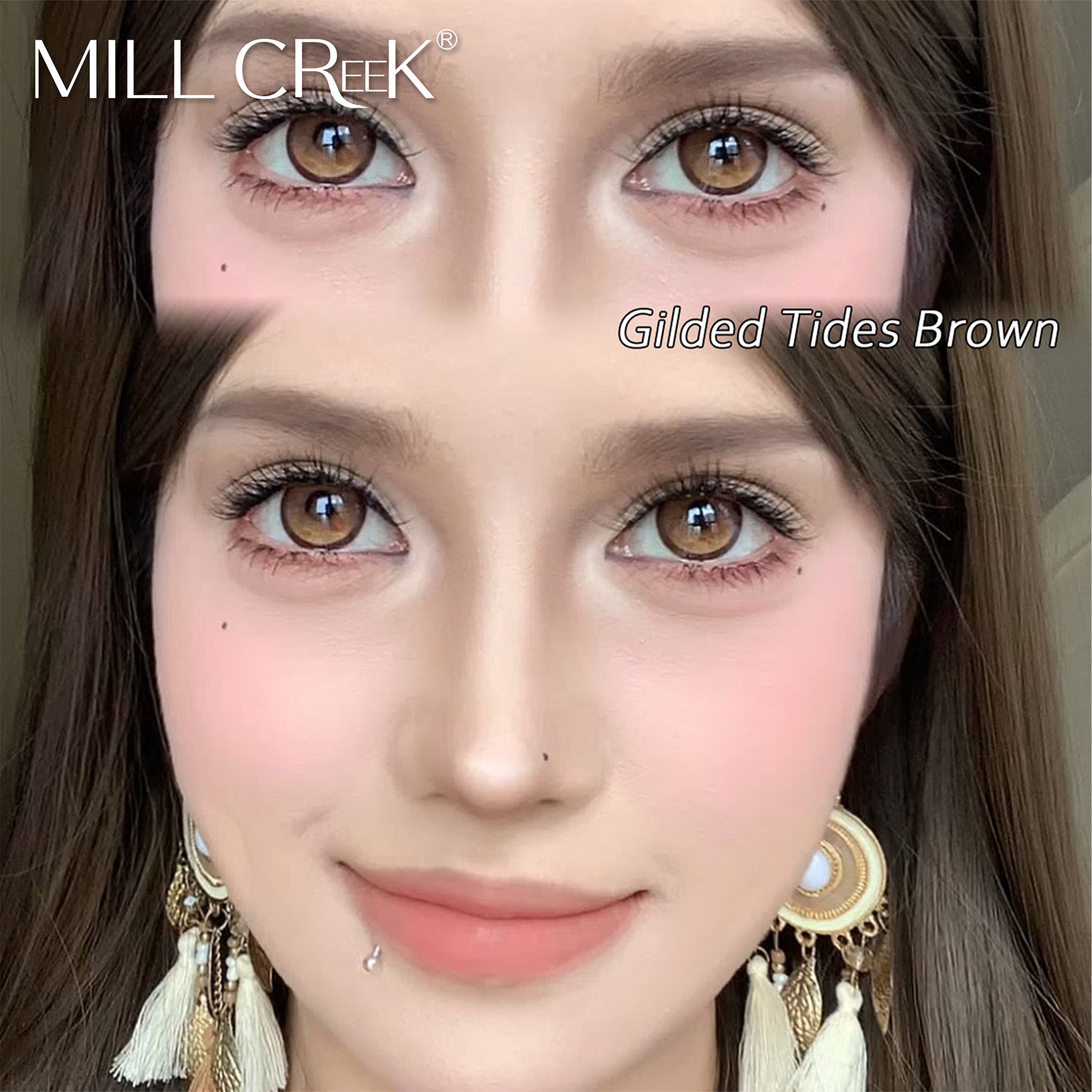 Haipurecon Factory Direct Wholesale Grey Sky Blue Color Contact Lenses Natural Multi Colors New Style Bulk Order Low MOQ