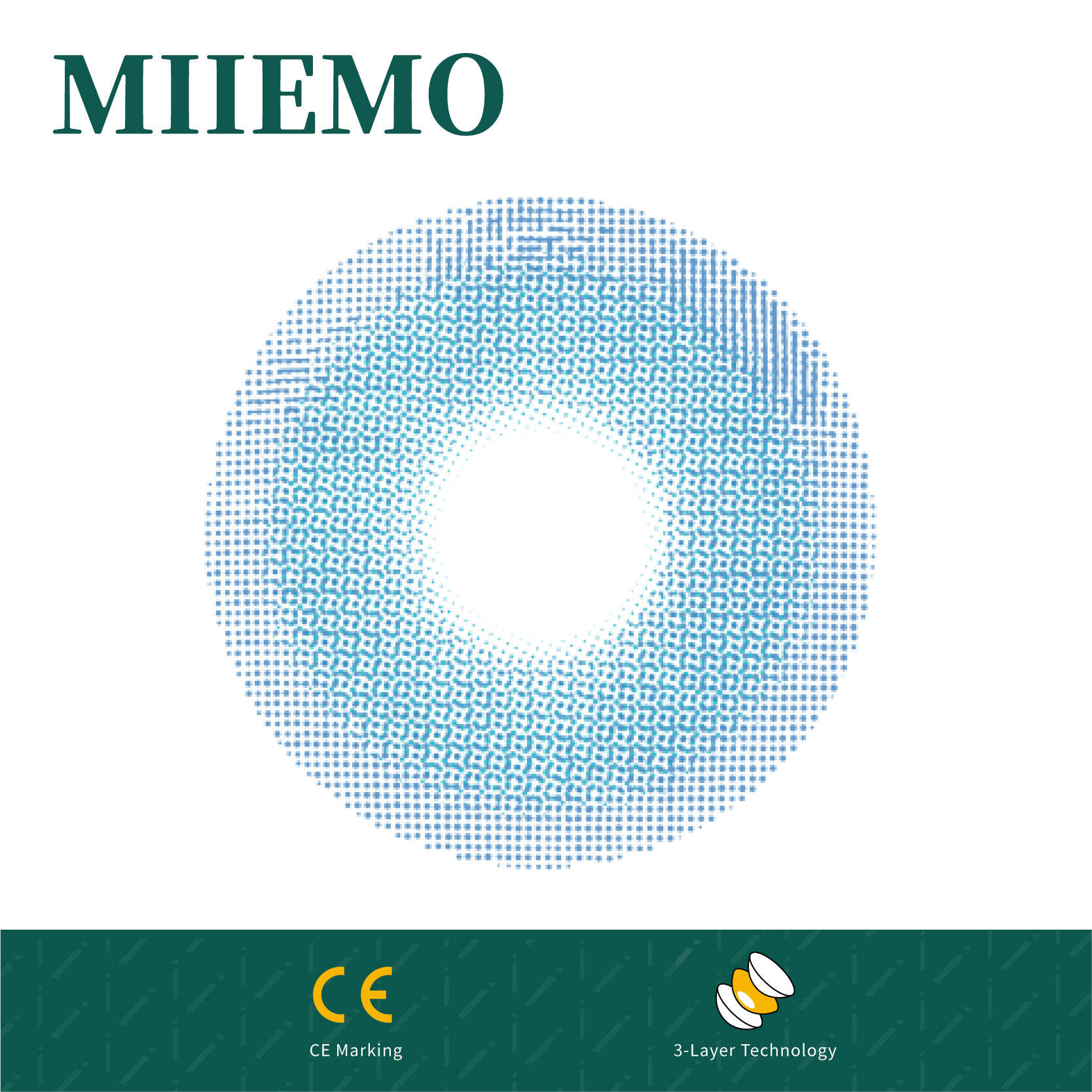 Fashion Style Natural Blue Soft Contact Lenses Cosmetic OEM ODM Wholesale 14.5mm 38% Water Content ISO 13485 Certified