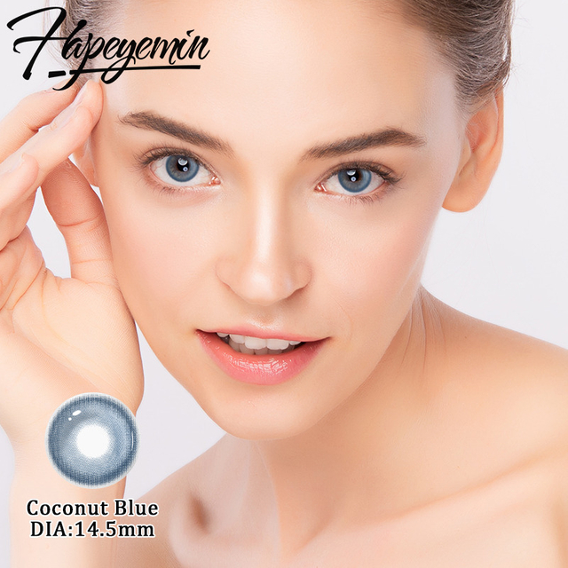 14.5mm Blue Limbal Ring Color Contact Lenses