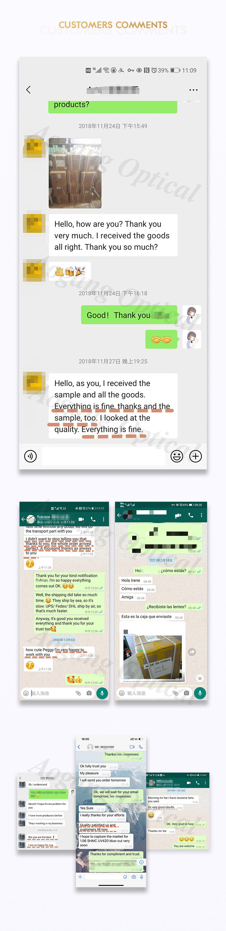 Customer Comments and Reviews