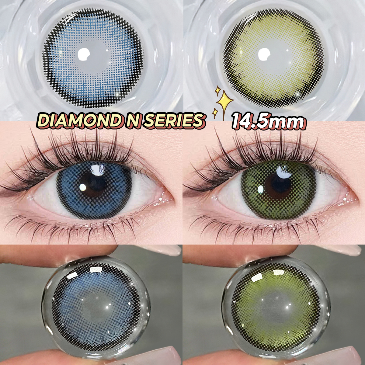 Free Shipping Colored Cosmetic Lenses Wholesale Factory Price Water 38% Disposable Soft Contact Lenses Eye Color Contacts