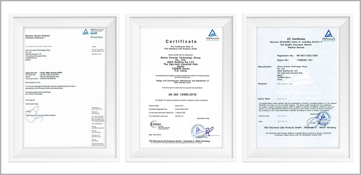 Certifications