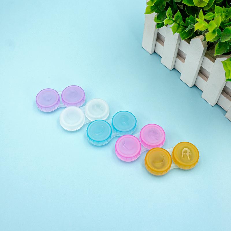 White Blue Yellow Pink Purple Candy Color Colored Contacts Wearing Tools for Outdoor Travel Bulk Supply Hard Made in China