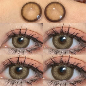 Haipurecon Best Prescription Soft Colored Contact Lenses for Astigmatism-Three Tone 14mm Diameter