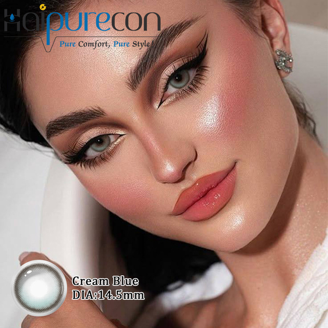 Yearly color contact lens bundle sample