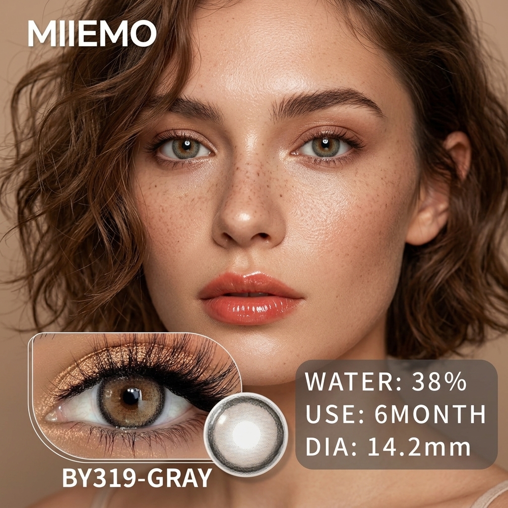 Chinese Factory DSC New Arrival Natural Colored Contact Lenses 3 Tone Soft Cosmetic Eye Contacts Wholesale