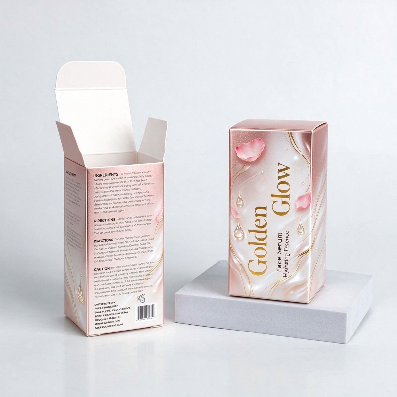 Eye Contact Lens Packaging Boxes Holographic Boxes for Cosmetic Packaging
