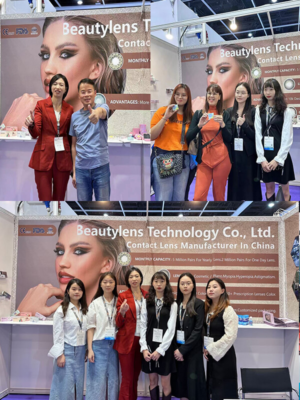 Mylensora booth at HKTDC Hong Kong International Optical Fair