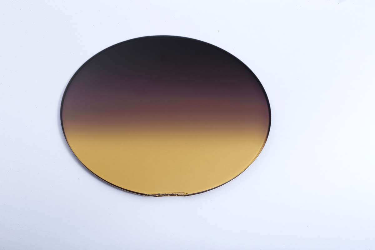 Wholesale Triple Colors Gradient Tinted Lenses Rainbow Color Lens PC Polycarbonate Lenses