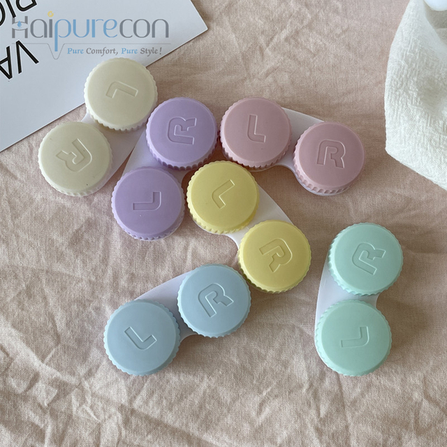 Environmentally friendly plastic contact lens cases