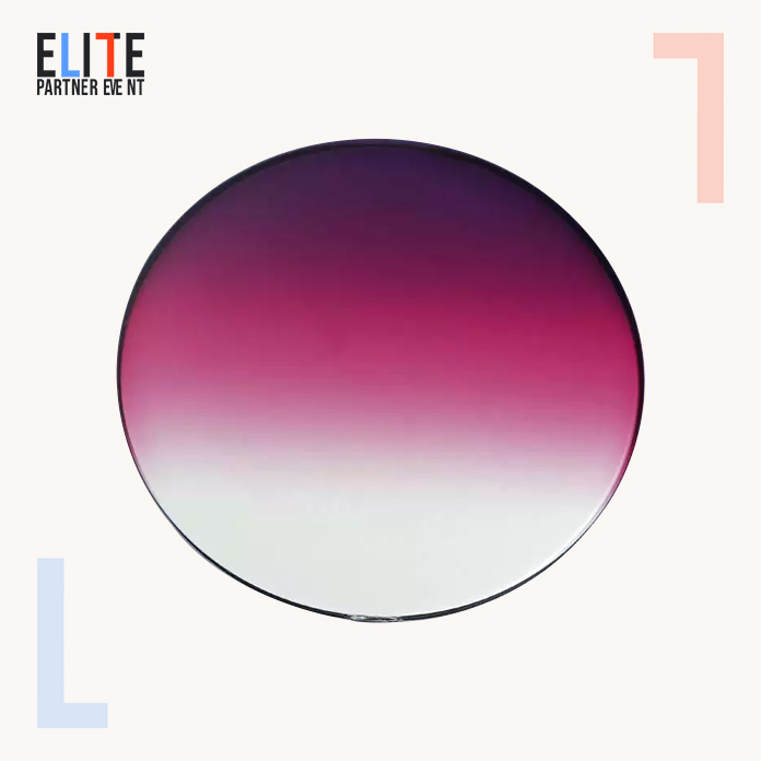 Wholesale Triple Colors Gradient Tinted Lenses Rainbow Color Lens PC Polycarbonate Lenses