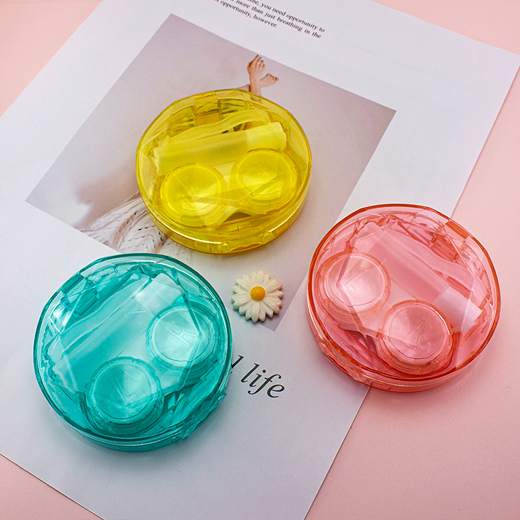 Cosmetic Colored Contact Lenses in Plastic Cardboard Packaging Box Made in China (JIA)