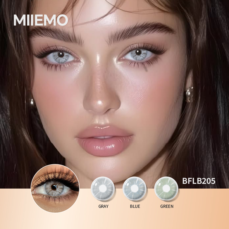 OEM/OEM Factory Direct Shipping Direct Sell Transition 3 Tone Ocean Blue Soft Magic Eye Color Contact Lens Low Price