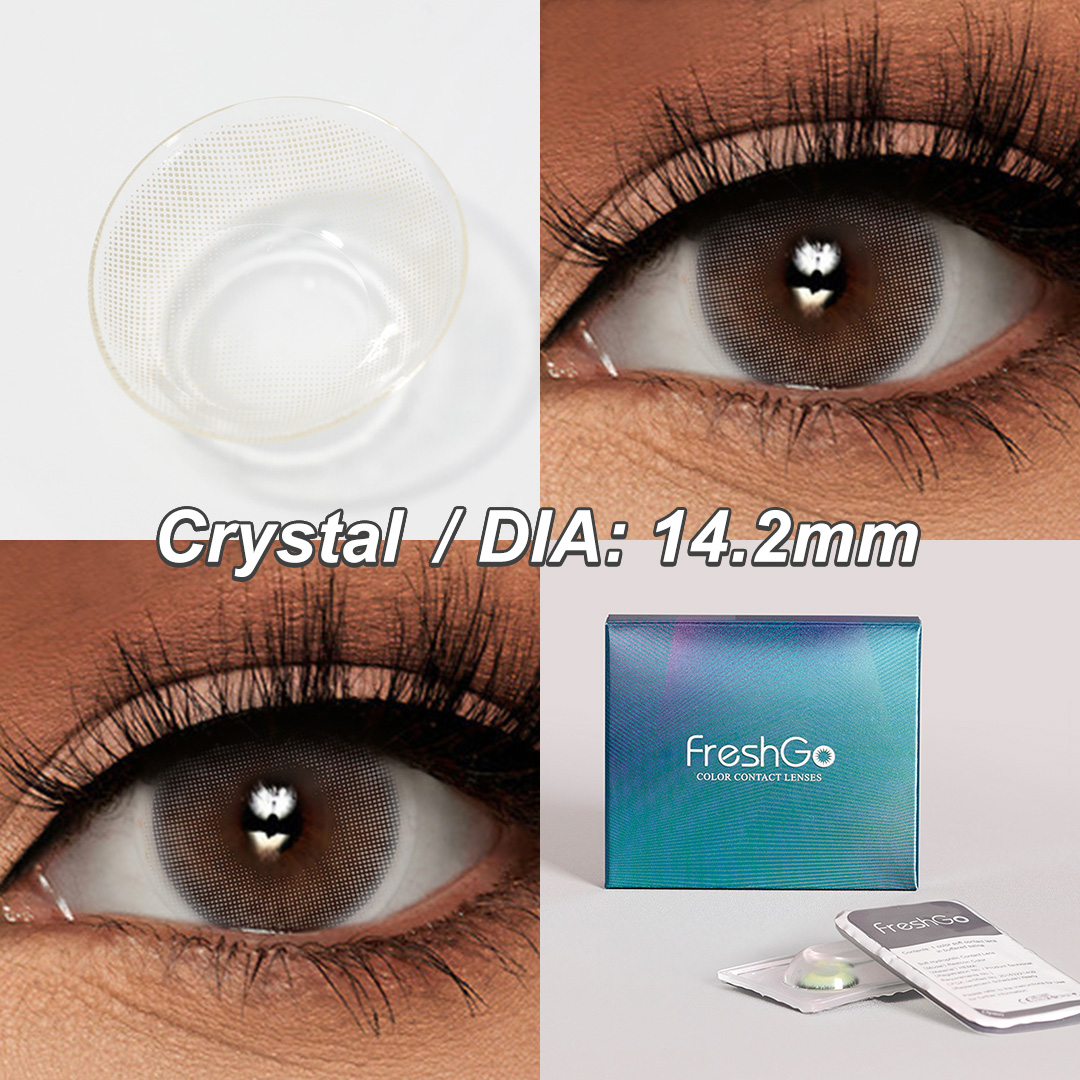 Freshgo Natural Yearly Soft Contact Lenses Customized OEM Wholesale Colored Contact Lenses Lentes De Contacto De Color