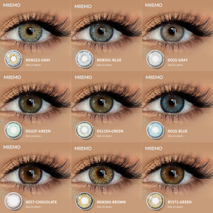 2026 Hot Sale Natural Colored Contact Lenses Soft 3 Tone Eye Contacts Wholesale Dark Eyes Super Natural Brown Grey CE ISO