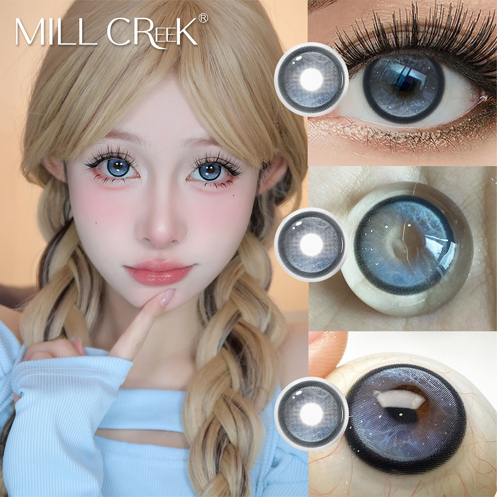 Haipurecon Factory Direct Wholesale Color Contact Lenses Natural Multi Colors New Style Bulk Order Low MOQ