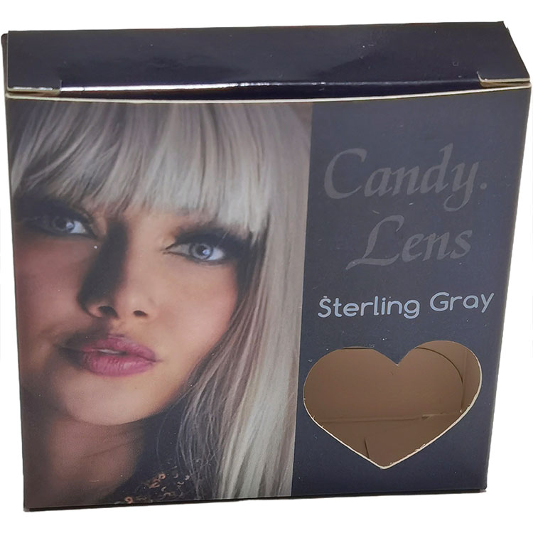 2025 New Trend Fashion Custom High Quality Love Window Design Colored Eye Contact Lenses Wholesale with High Quality Paper Boxes