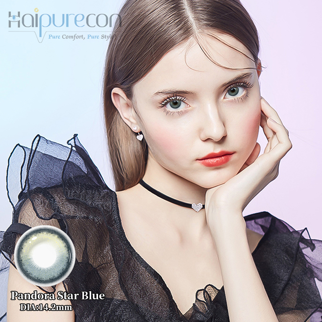 Pandora Star Blue Colored Contact Lenses 14.2mm