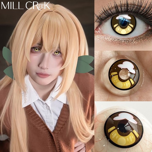 Haipurecon Halloween Cosplay High Quality Soft Crazy Contact Lenses 14.5mm Three Tone Big Eyes Makeup Wholesale