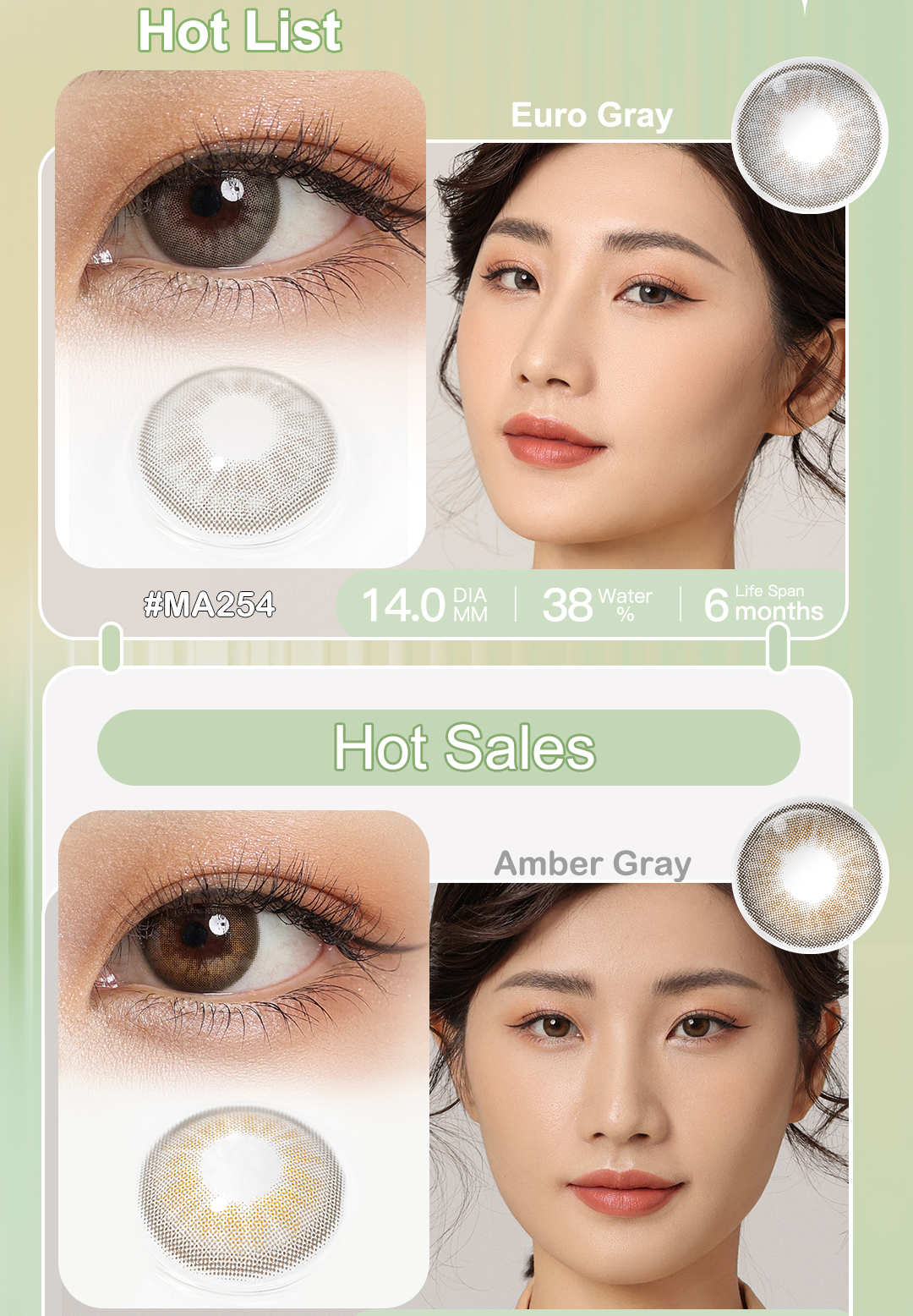 Free Shipping Magister Color Lenses Eye Lens Contact 6 Months Soft Eye Contacts Natural Colored Contact Lenses for Eye Cosmetic