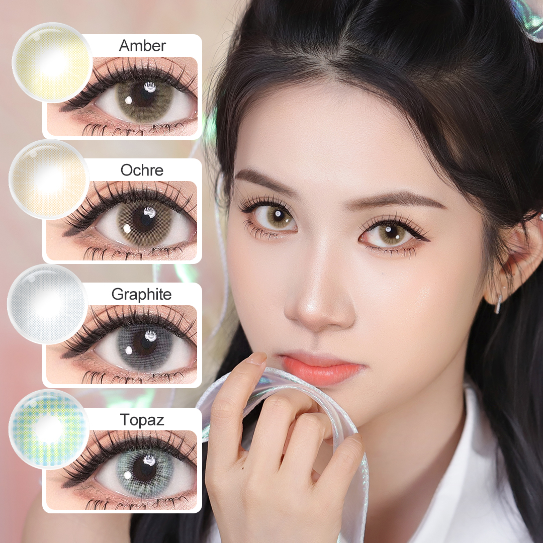 Free Shipping Hidrocor Natural Eye Contact Lenses Magister Queen Prescription Lens Cosmetic 14.00 mm Natural Colored Contacts