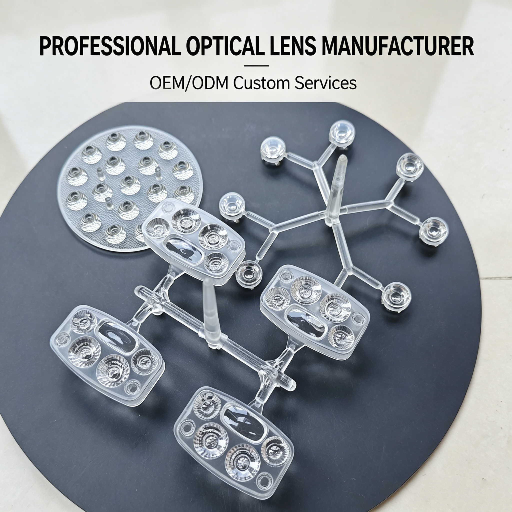 High Precision Custom Optical Lens Component Injection Molding One-stop OEM/ODM Service Manufacturer
