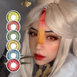 Hot Sales Pseyeche Halloween Contact Lenses Crazy Lens Dolly Eye Cosplay Soft Lens Circle Lenses Lentillas De Colores
