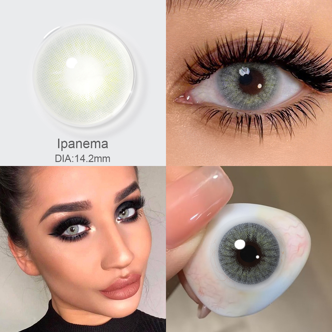 Free Shipping Freshgo Eye Lenses Color Natural Contact Lens RIO Wholesale Lentillas Custom Soft Yearly Colored Contacts For Eyes