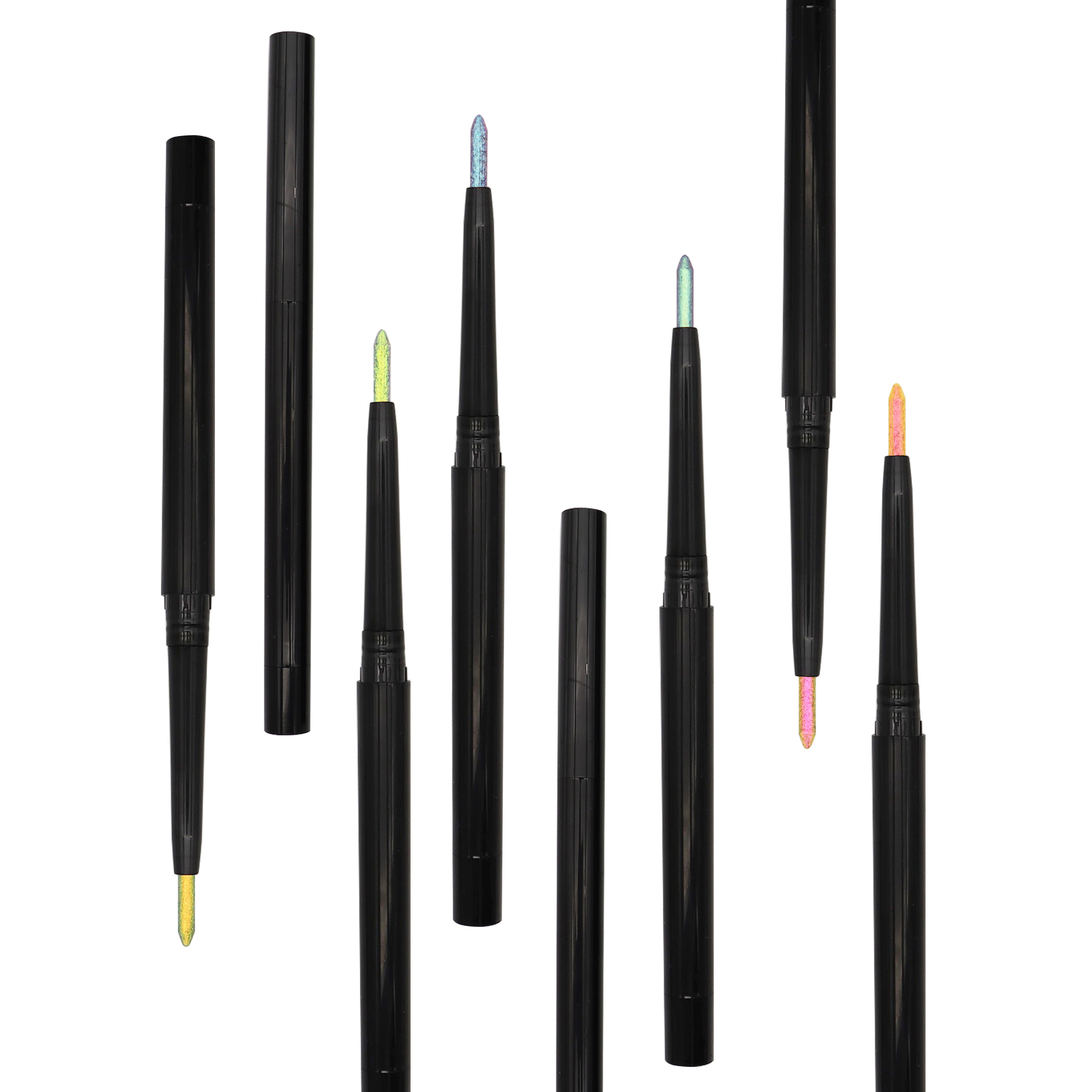 6 Colors Chameleon Eyeliner Pencil, Waterproof &amp; Smudge-Proof Color Changing Eyeliner With Smooth Long Lasting Wear