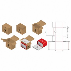 Natural Freshtone Soft Color Yearly Packaging Paper Box