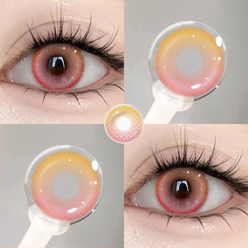Cosplay Contact Lenses Colored Circle Lens Soft Korean Style Crazy Color Eye Contacts for Anime Party Costume Lentes De Contacto