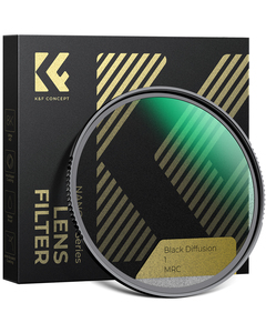 K&F Concept 49-82mm Black Pro-Mist Filter 1 Special Effects Filter Cinematic Look Black Diffusion Effect Filter for Camera Lens