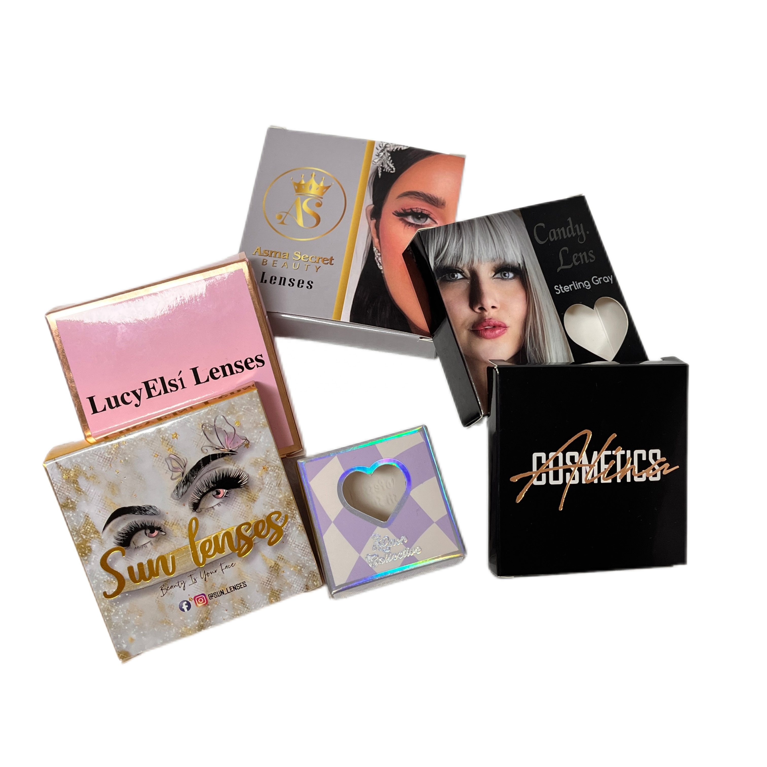 Good Price All Color Contacts Wholesale Natural Color Eye Lens New Design Hot Sale Contact Lens Box