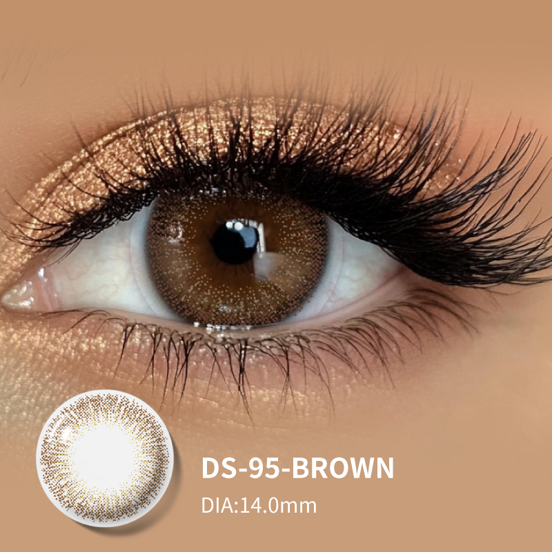 Natural Daisy Blue Soft Colored Contact Lenses Wholesale Half Year Use ISO 13485/CE Certified