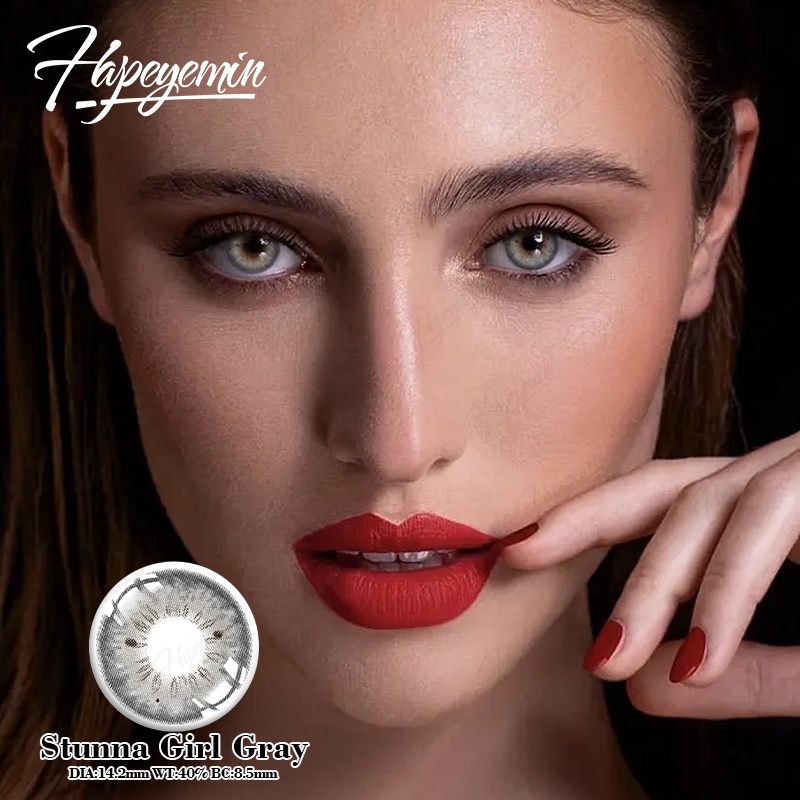 Haipurecon 14.2mm Original Fresh Wholesale Soft Colored Blend Eye Contacts Economic Eye Lenses Color Contact Lenses Colored