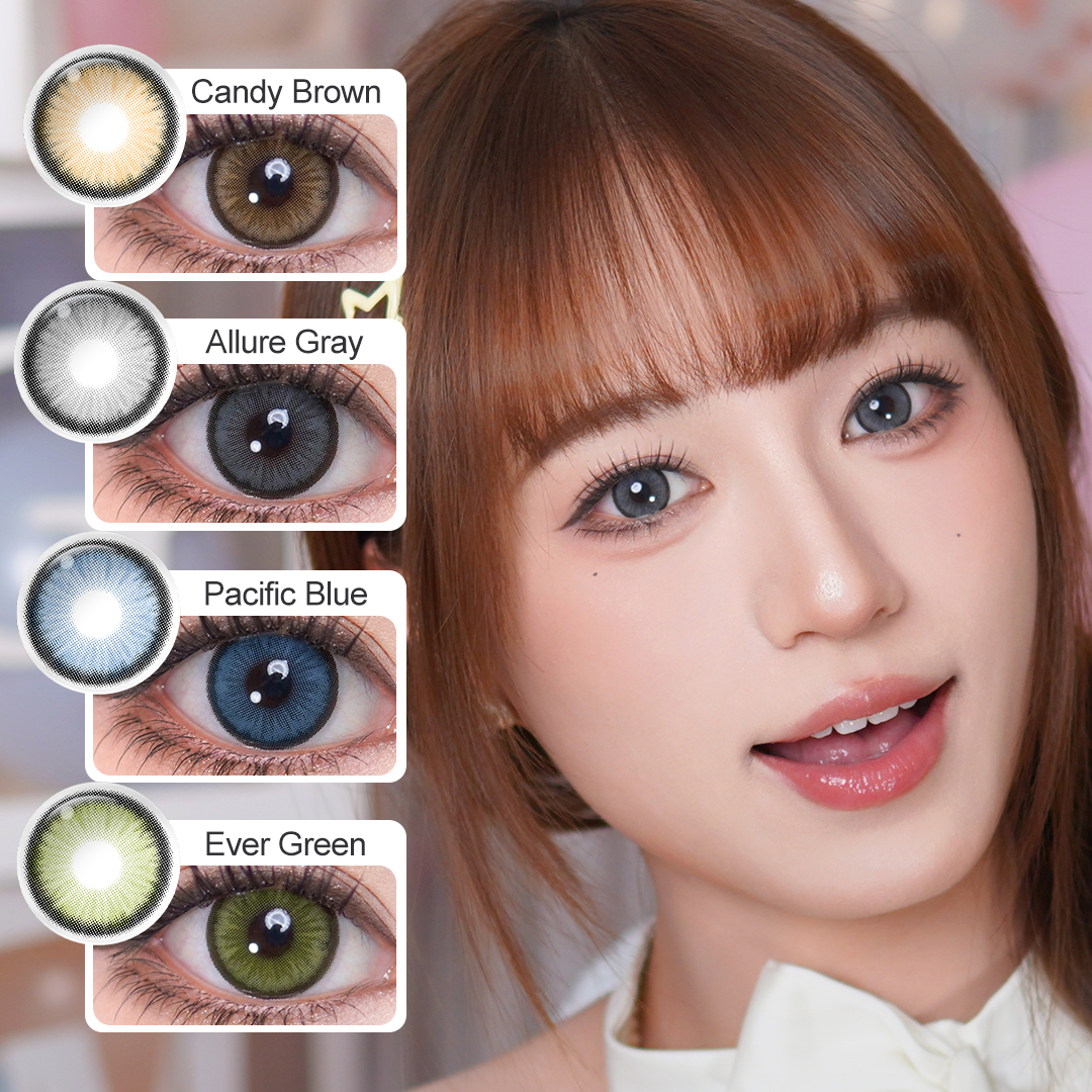 Free Shipping Colored Cosmetic Lenses Wholesale Factory Price Water 38% Disposable Soft Contact Lenses Eye Color Contacts