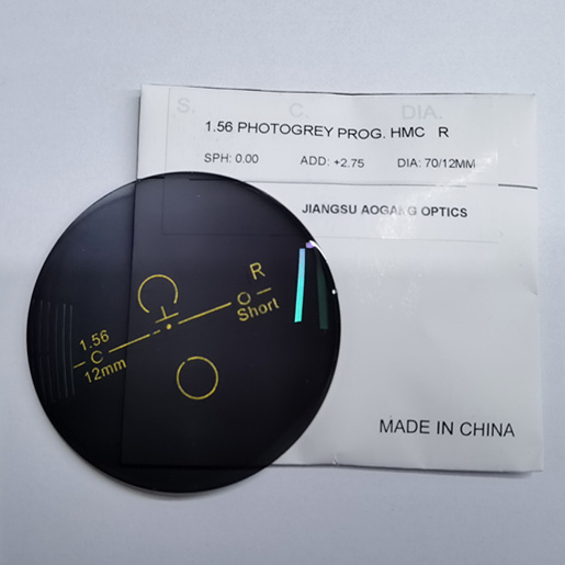 Cr39 1.56 Multifocal Progresivos Fotocromaticas Lentes Optics