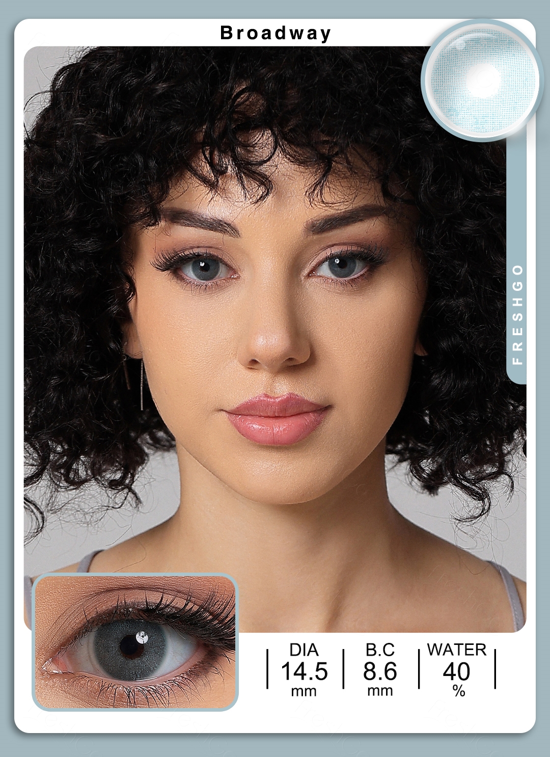 Aqua Blue Lenses