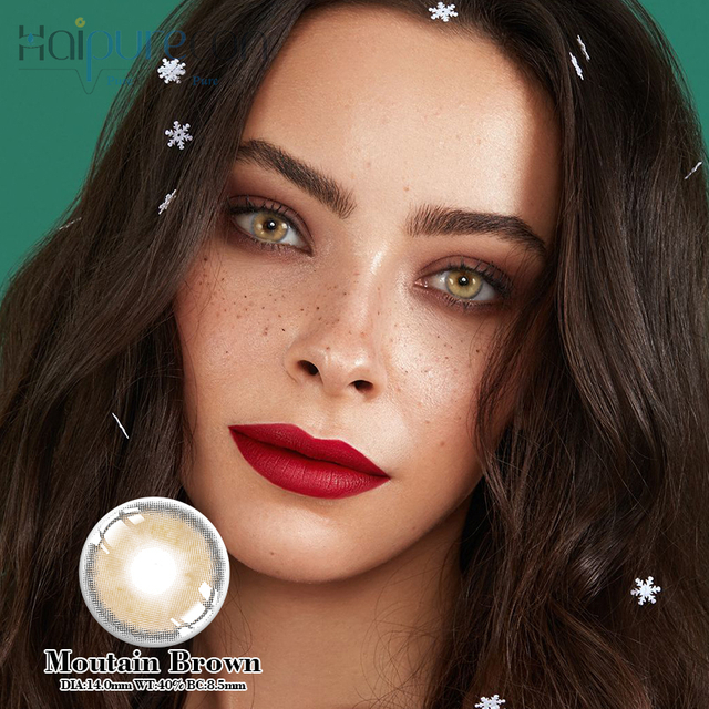 Mountain Brown Contact Lenses 14.0mm with Prescription Options