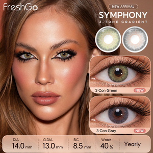 Freshgo Yearly Green Colored Contact Lenses