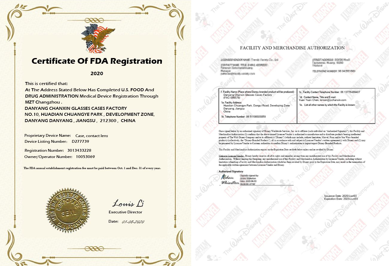 Certifications