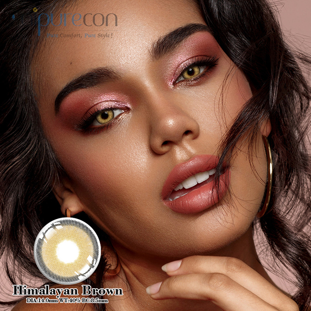 14.0mm Diameter Brown Contact Lenses