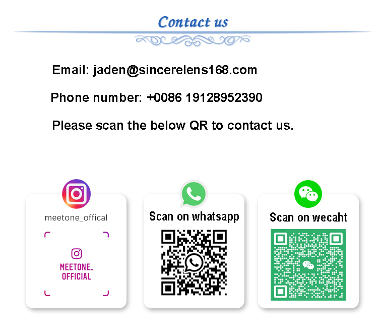 Private Label Customized Packaging Meetone Sorayama Green Color Contact Lens Box