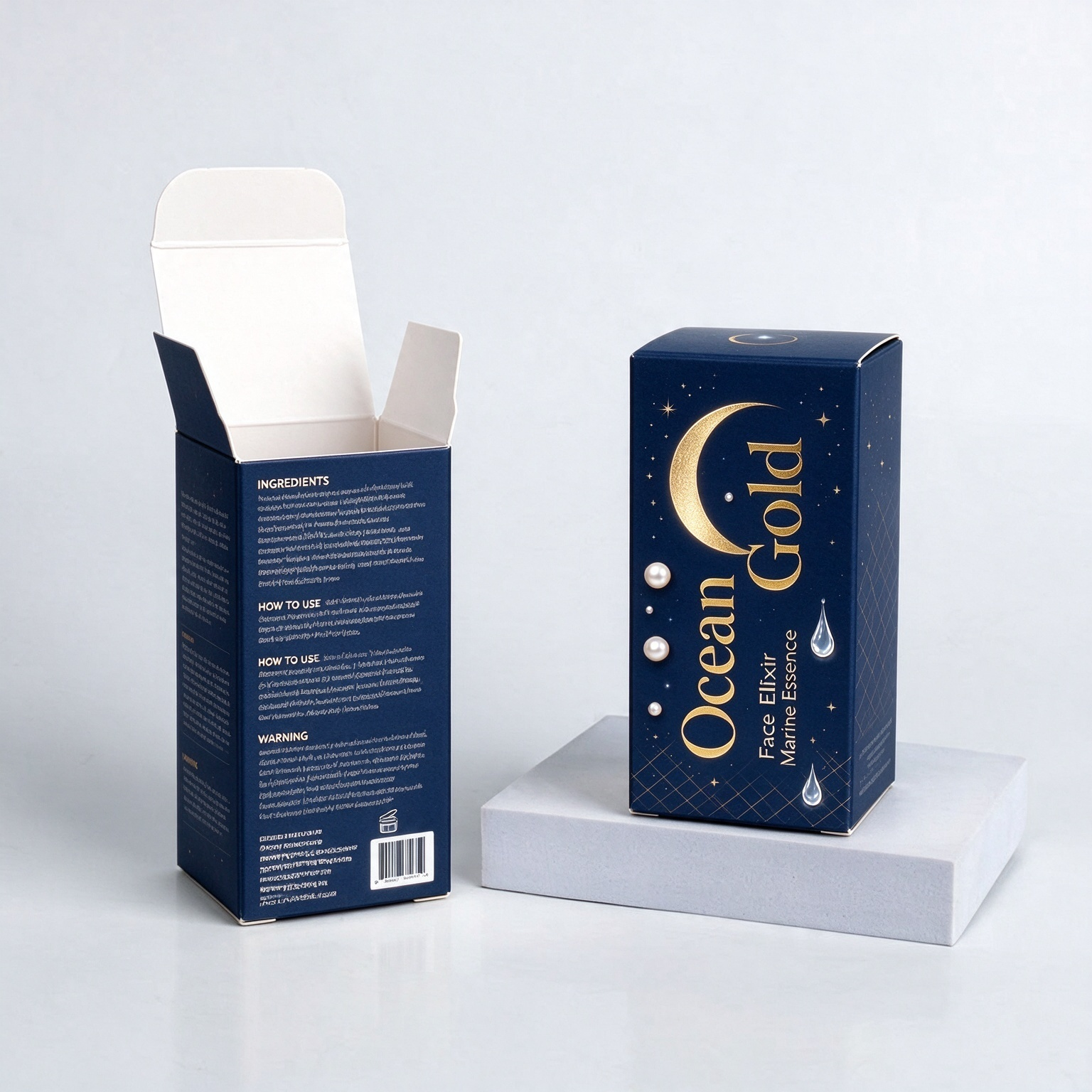 Eye Contact Lens Packaging Boxes Holographic Boxes for Cosmetic Packaging