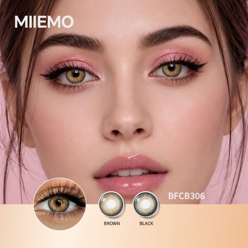 DSC Factory Soft Color Eye Lenses 6 Month Use HD Series Colored Contact Lenses for Daily Wear Dating Party