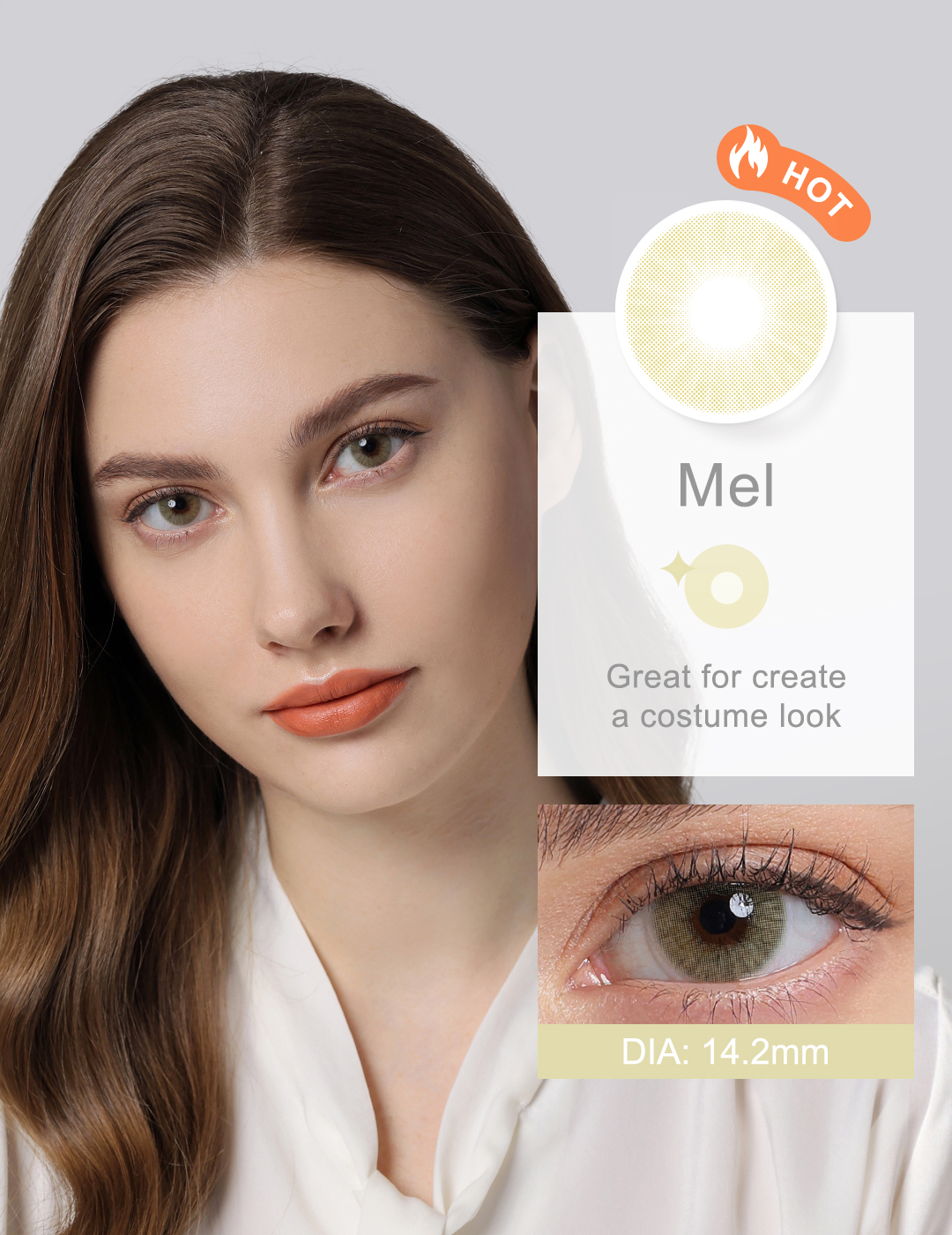 Mel Colored Contact Lens