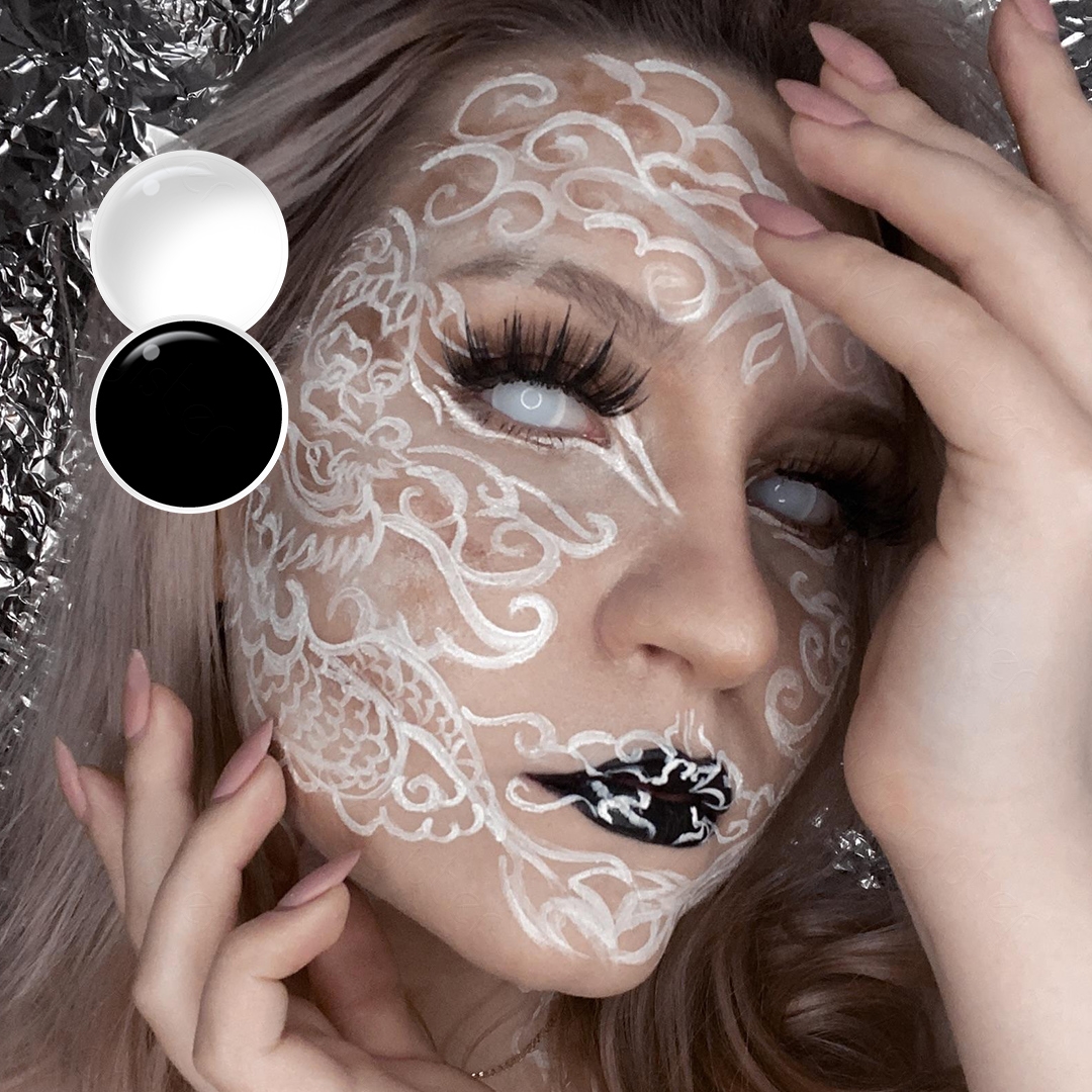 Free Shipping Magister Halloween Lens Crazy Anime Eye Contacts Big Eye Soft Annual Cosplay Contact Lenses Lentille Sharingan